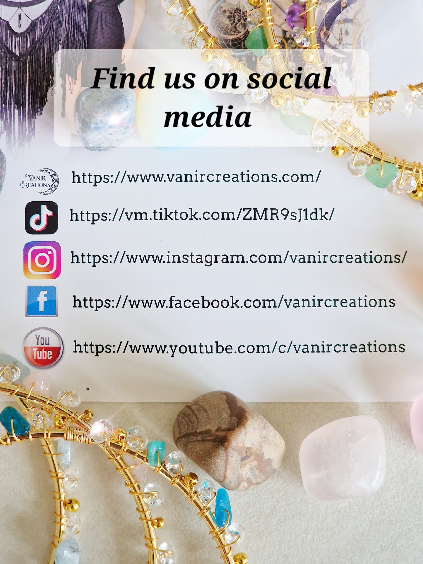 Patreon - DIY crystal suncatcher with cluster of beads - Shine
