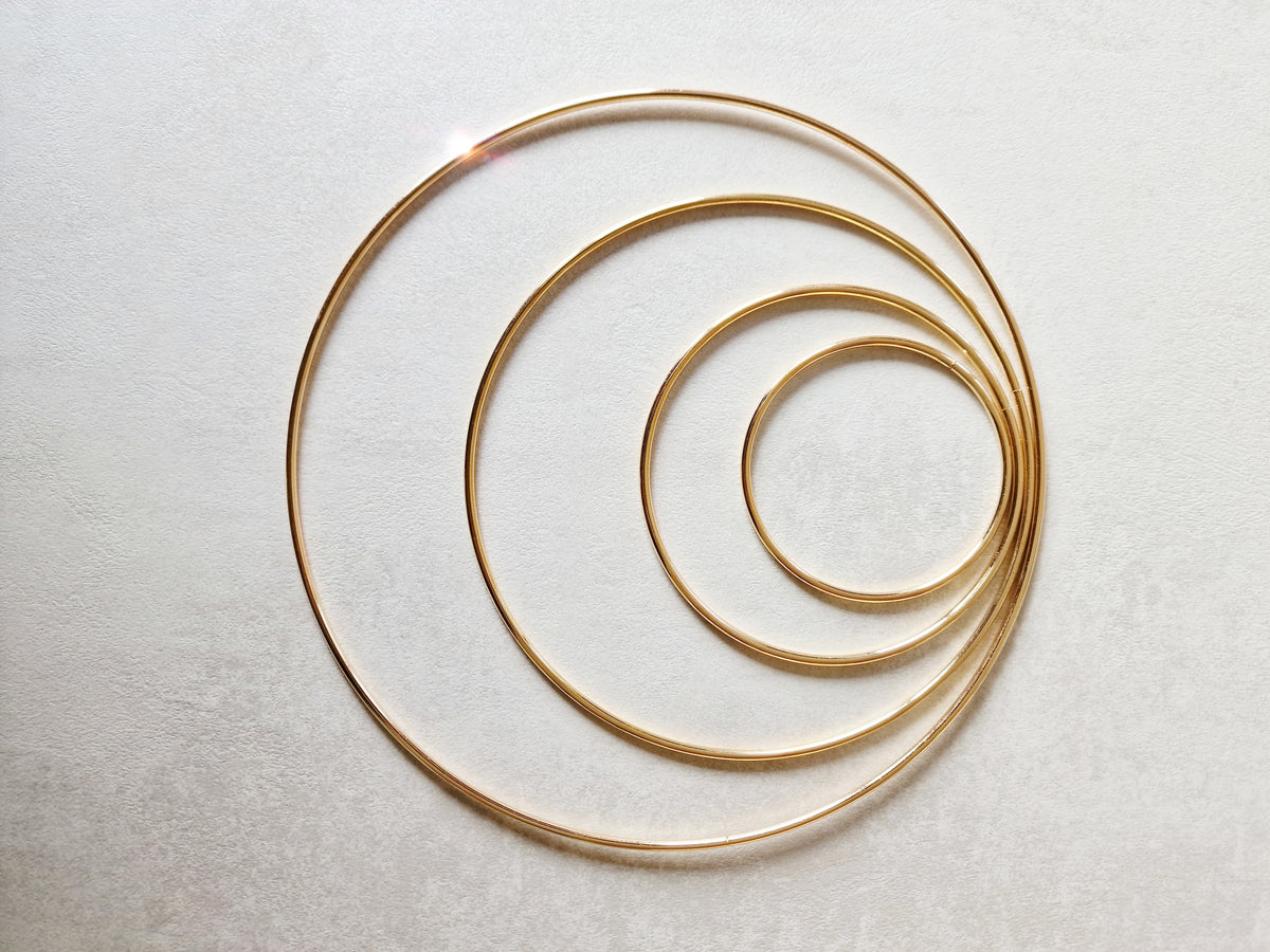 Bigotters 10 Pieces Metal Hoops Metal Rings For Dream Catcher And Crafts, 2  Inch, 3 Inch, 4 Inch, 5 Inch, 6 Inch (Gold) - 10 Pieces Metal Hoops Metal  Rings For Dream Catcher And Crafts, 2 Inch, 3 Inch, 4 Inch, 5 Inch, 6 Inch  (Gold) . shop for