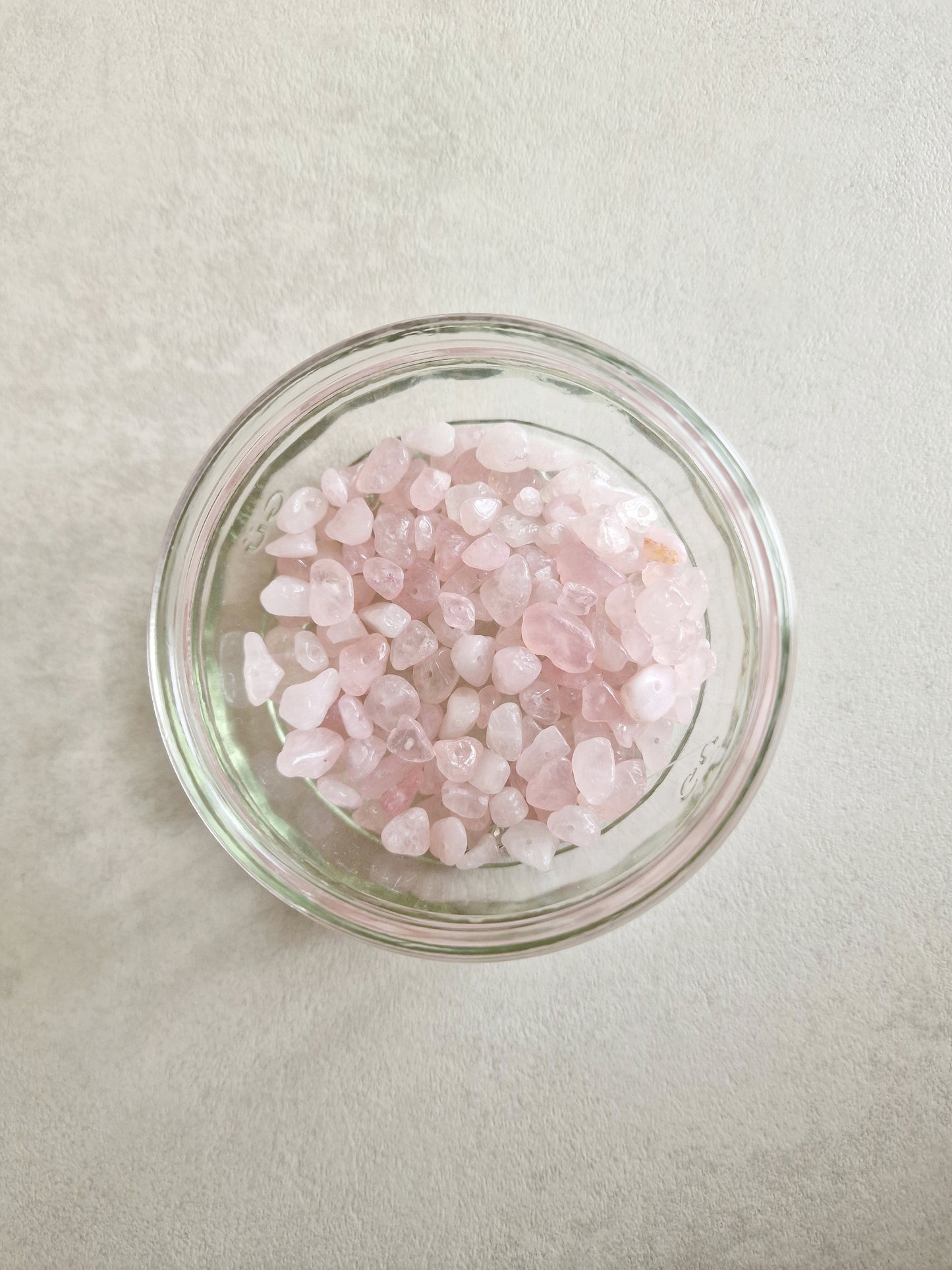 Crystal chip beads with holes