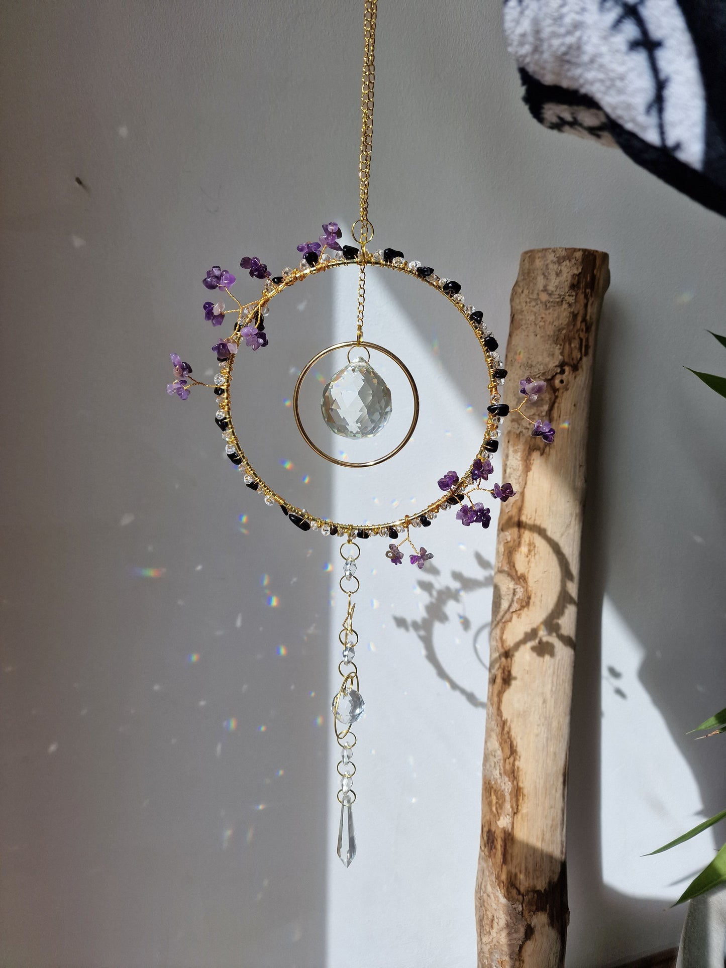 Crystal Flower Suncatcher DIY Kit handmade Floral Craft Kit - Flower