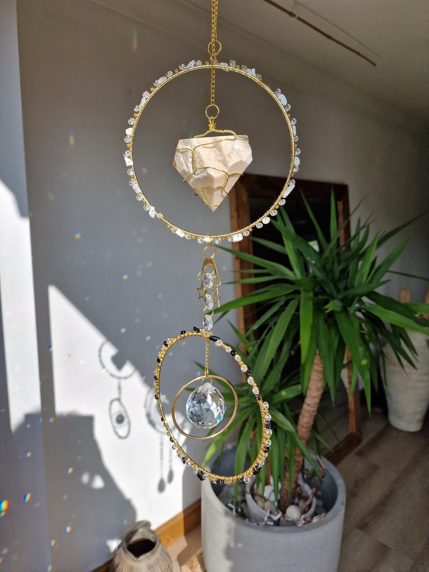 Crystal suncatcher moonstone - Yaskier