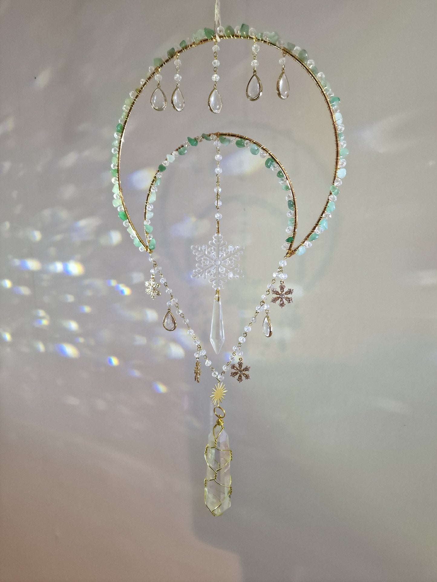 Moon suncatcher aventurine - Aspen