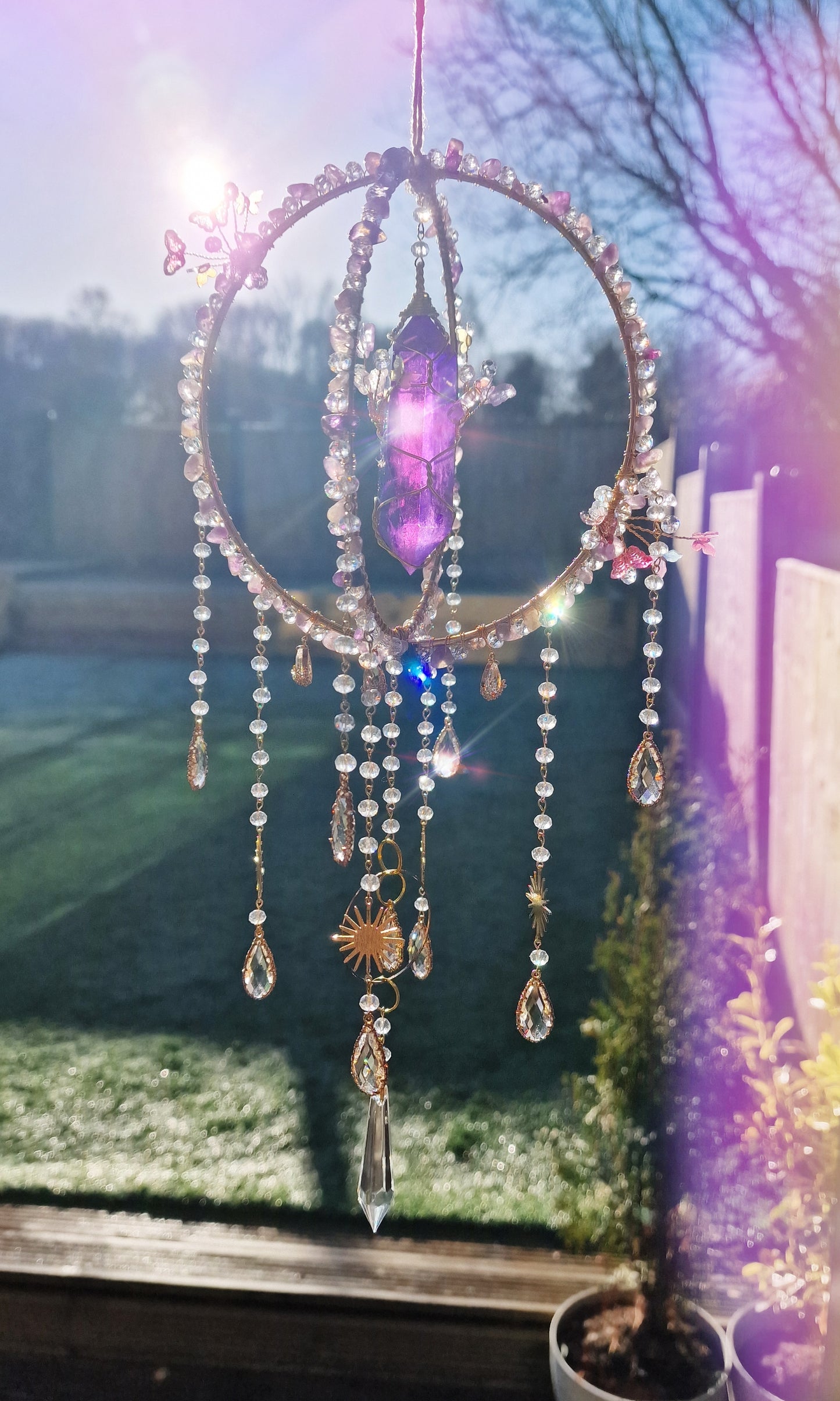Butterfly Fairy Suncatcher - Monarch