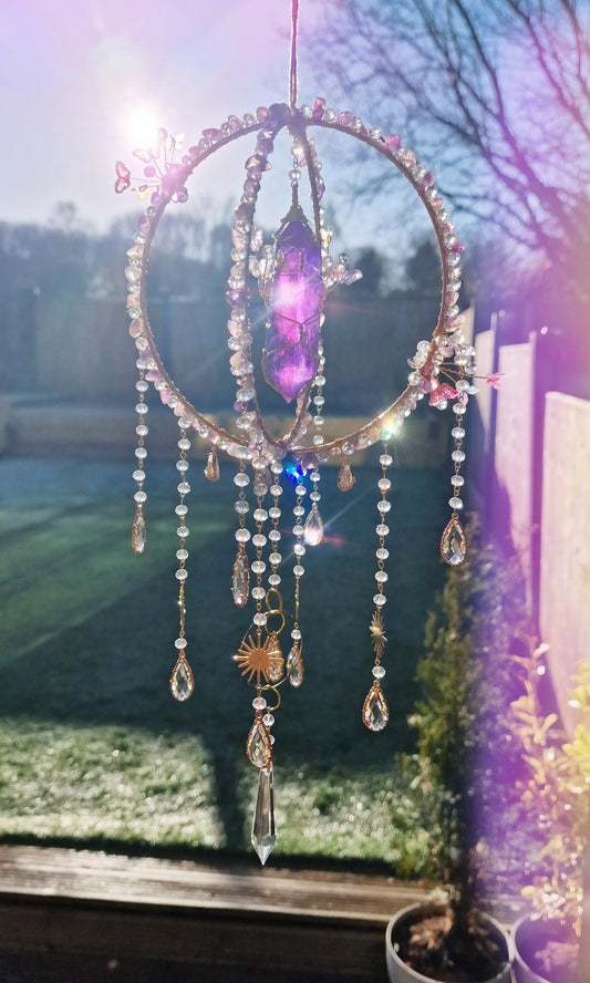 Butterfly Fairy Suncatcher - Monarch