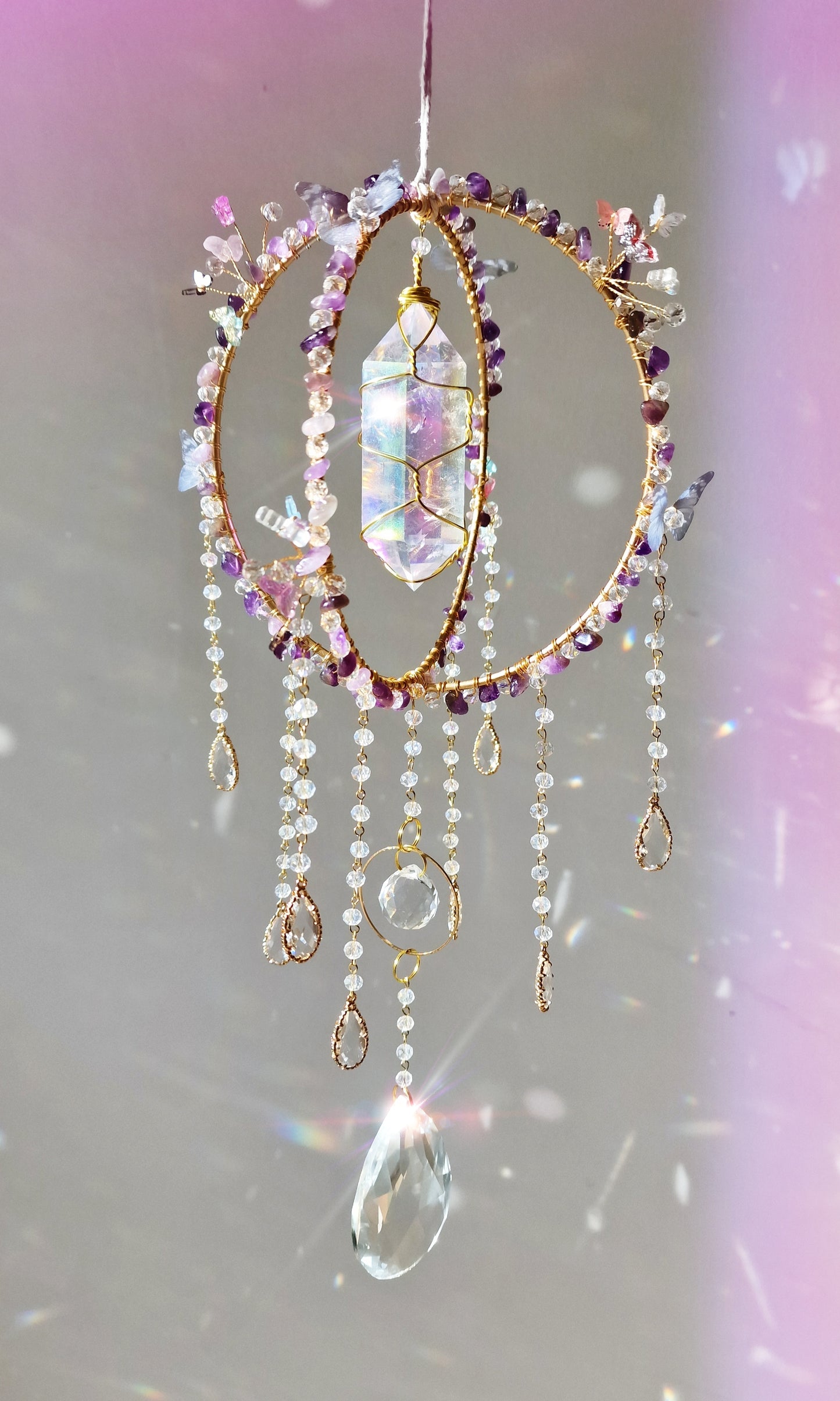 Suncatcher Fairy Suncatcher - Purple Emperor