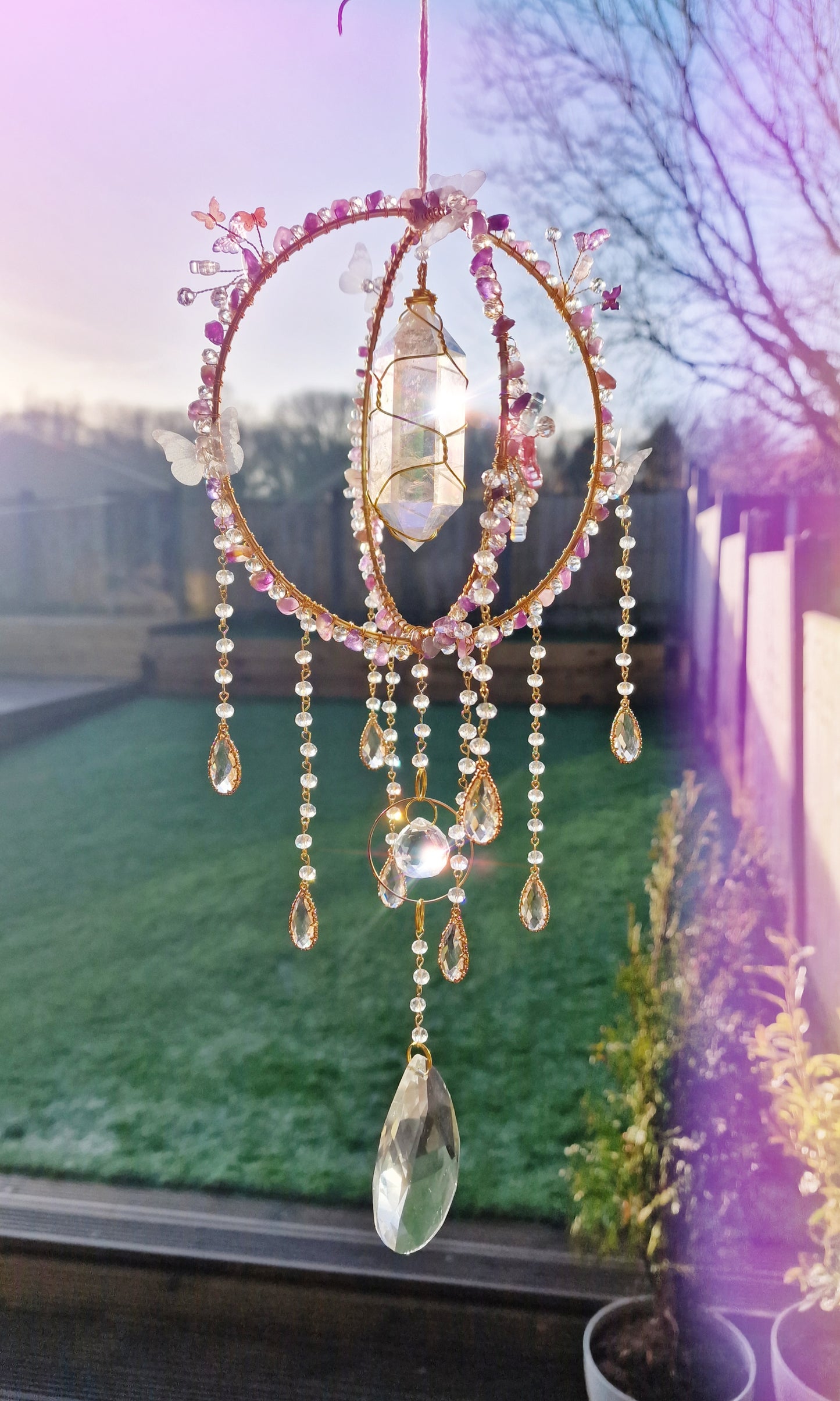 Suncatcher Fairy Suncatcher - Purple Emperor