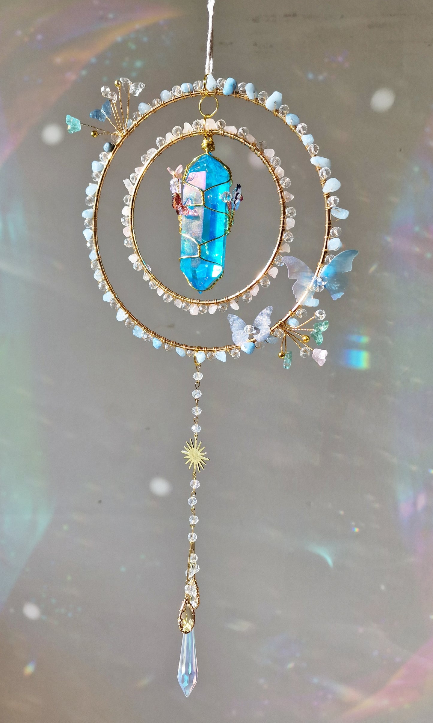 Butterfly Fairy Suncatcher - Brimstone