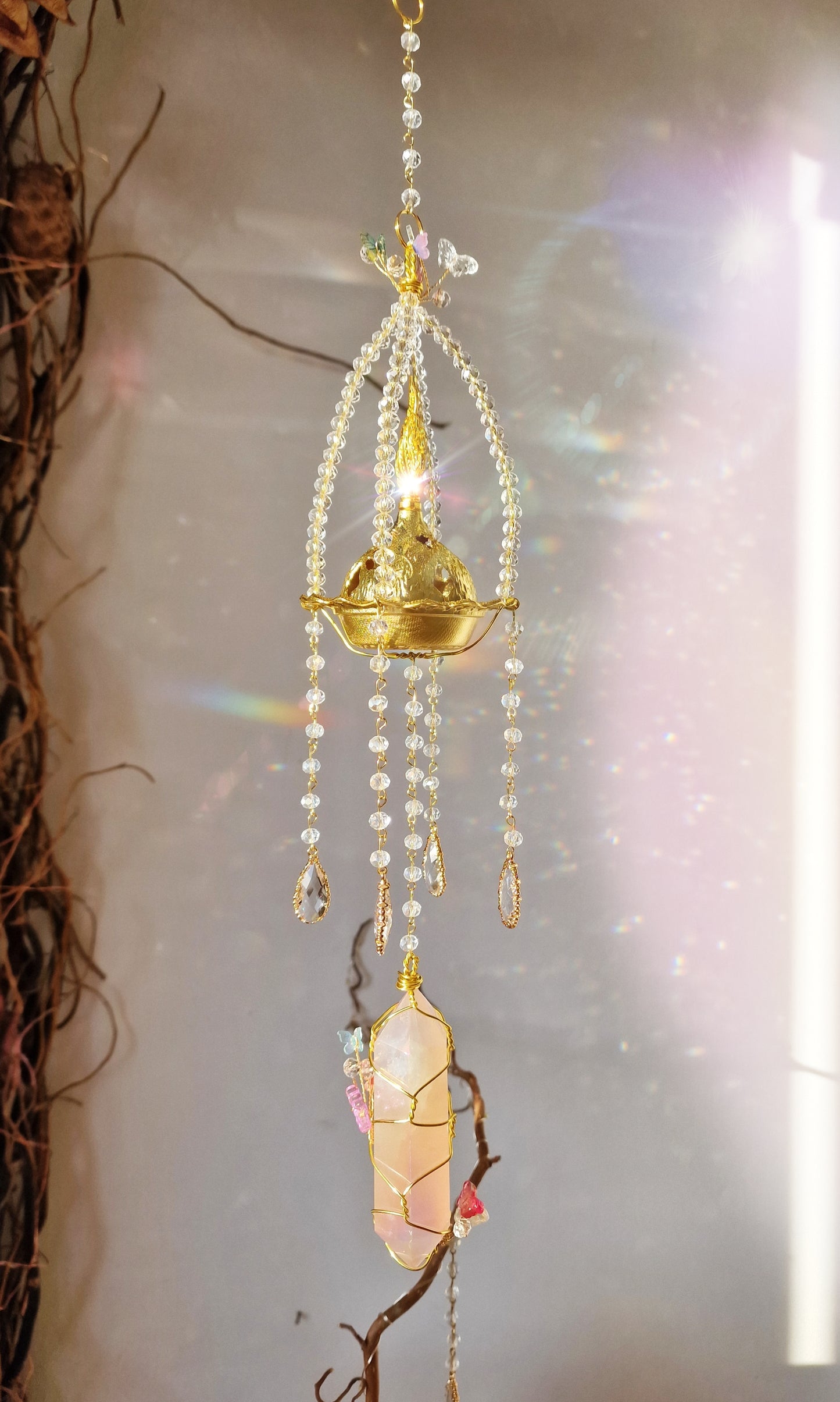 Fairy Incense Suncatcher - Swirl