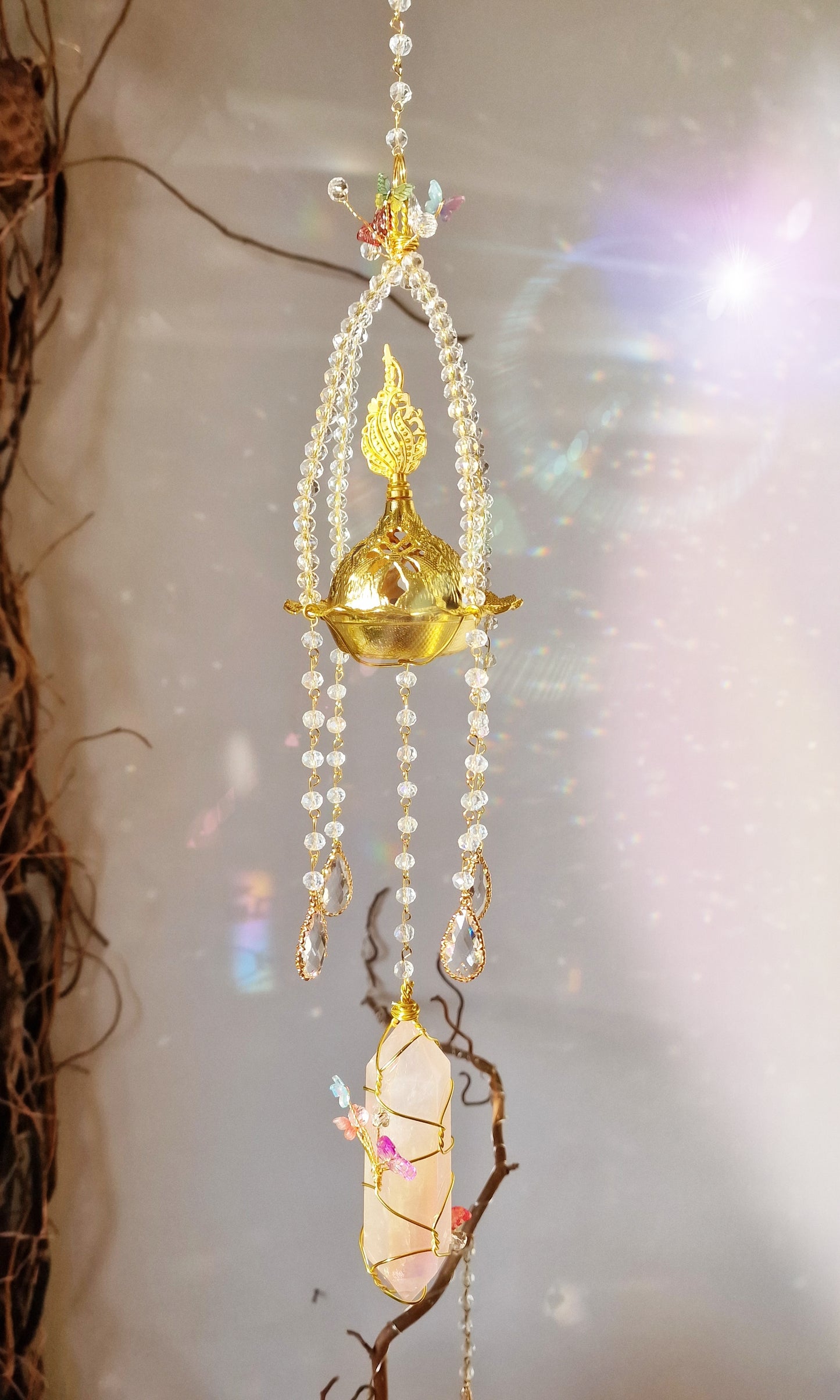 Fairy Incense Suncatcher - Swirl