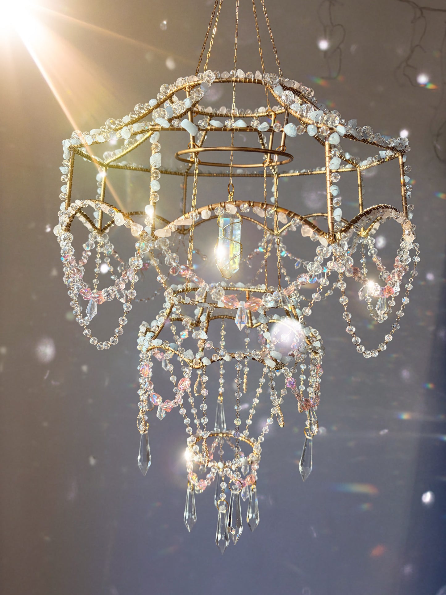 Crystal Carousel Suncatcher