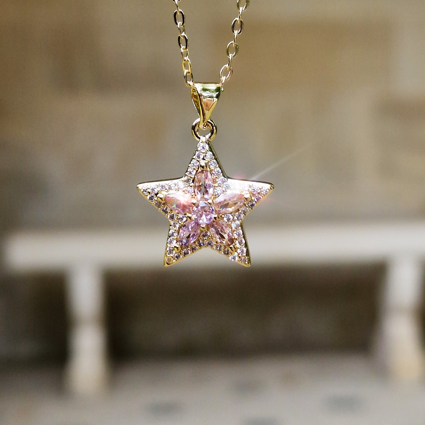 Starborn Whisper Wearable Star Suncatcher – Necklace Only