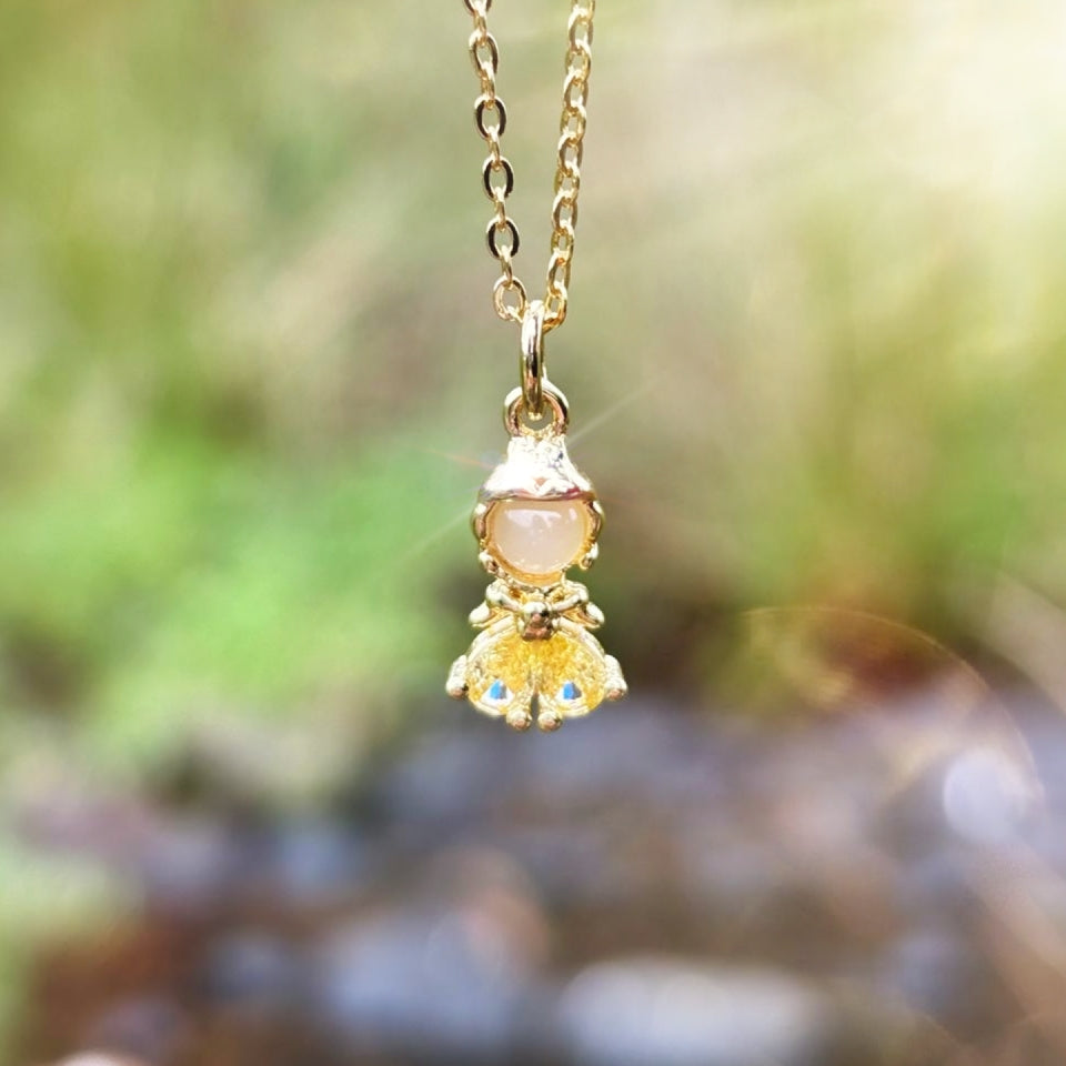 Golden Empress Wearable Suncatcher – Necklace Only