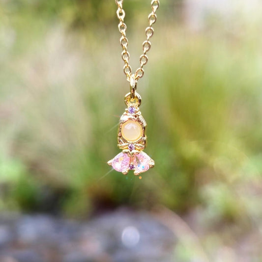 Blush Enchantress Wearable Suncatcher – Necklace Only