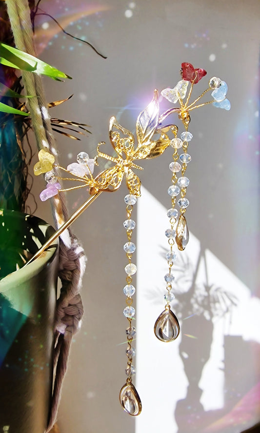 Butterfly Suncatcher Plant Wand DIY Kit  - Flutter