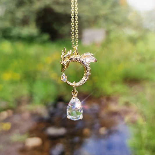 Wearable Dragon Suncatcher – Necklace Only