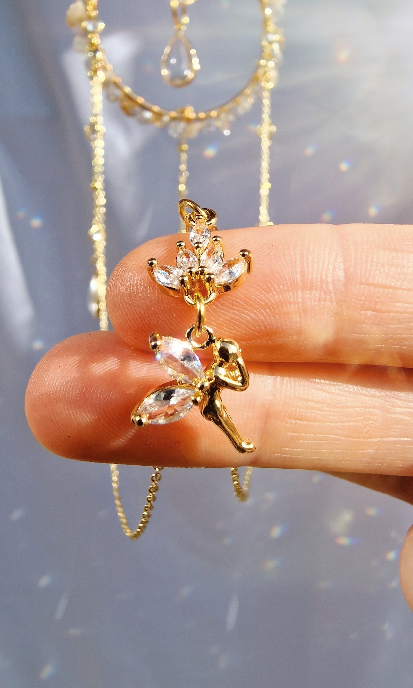 Fairy Suncatcher And Wearable Necklace