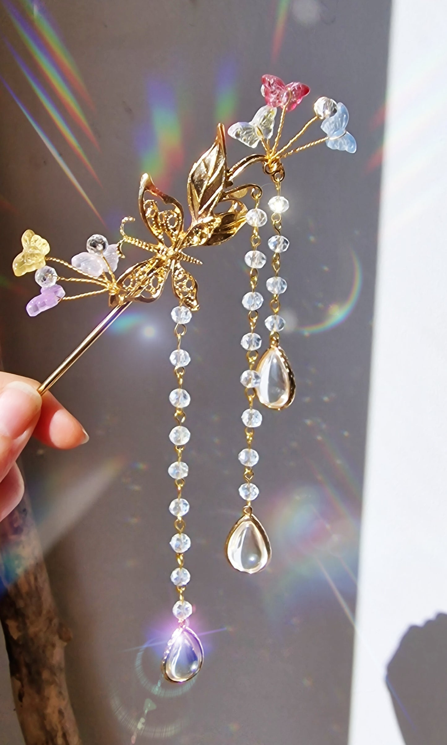 Butterfly Suncatcher Plant Wand DIY Kit - Flutter