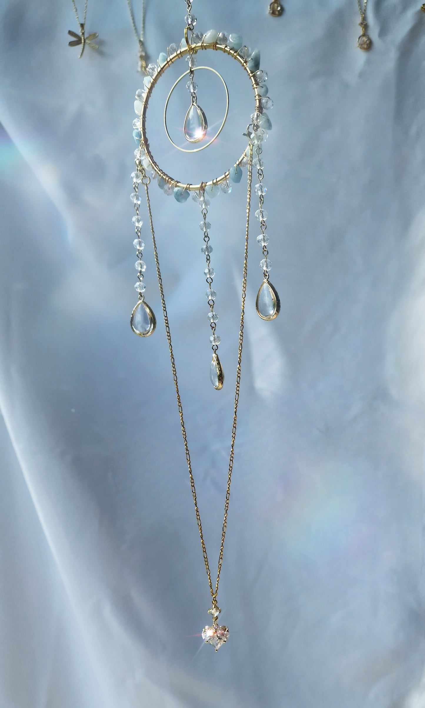 Patreon - DIY Suncatcher Necklace Kit and Tutorial - Heart