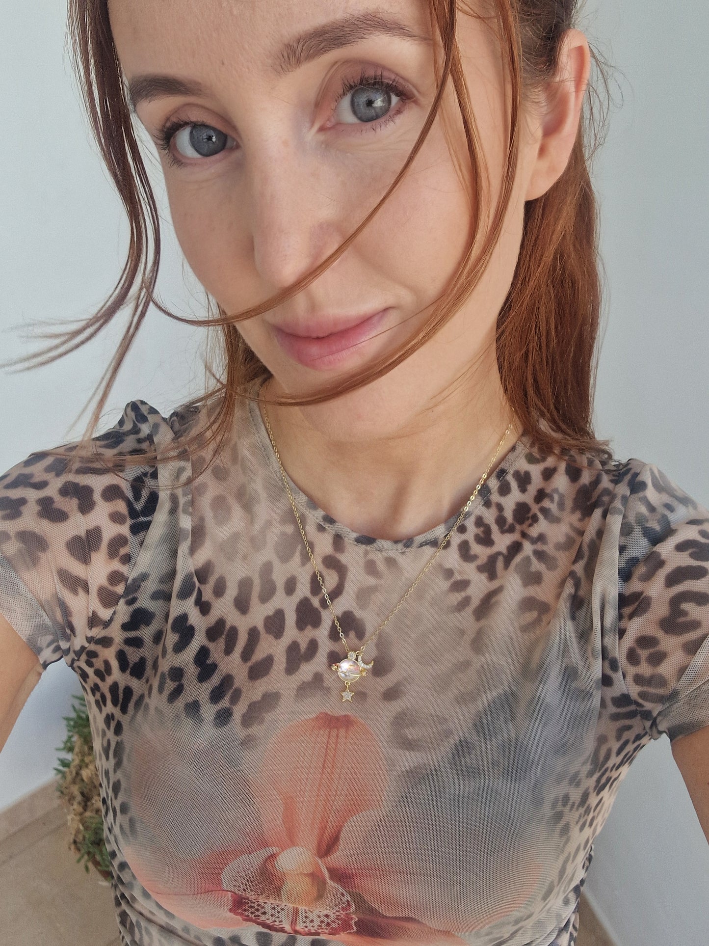 Karael's Orbit Wearable Planet Moon and Star Suncatcher – Necklace Only