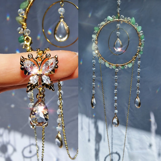 Butterfly Suncatcher And Wearable Necklace