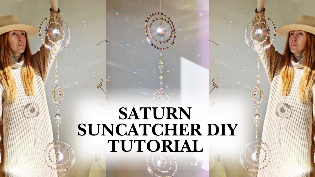 Saturn Suncatcher DIY Kit Video Tutorial - Saturn