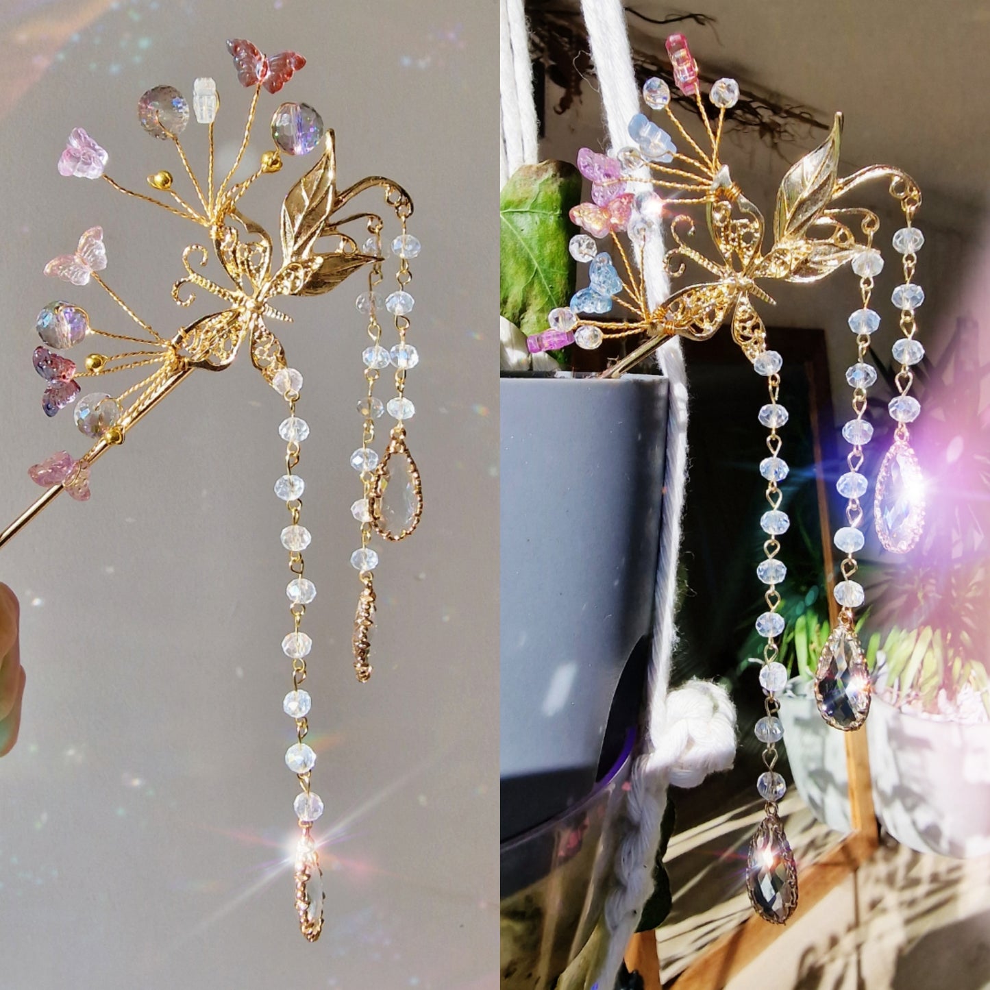 Butterfly Suncatcher Plant Wand DIY Kit - Flutter