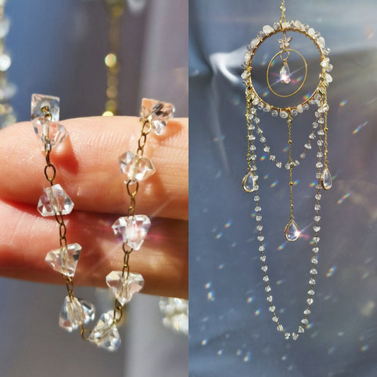 Droplets Suncatcher Wearable Necklace and Bracelet