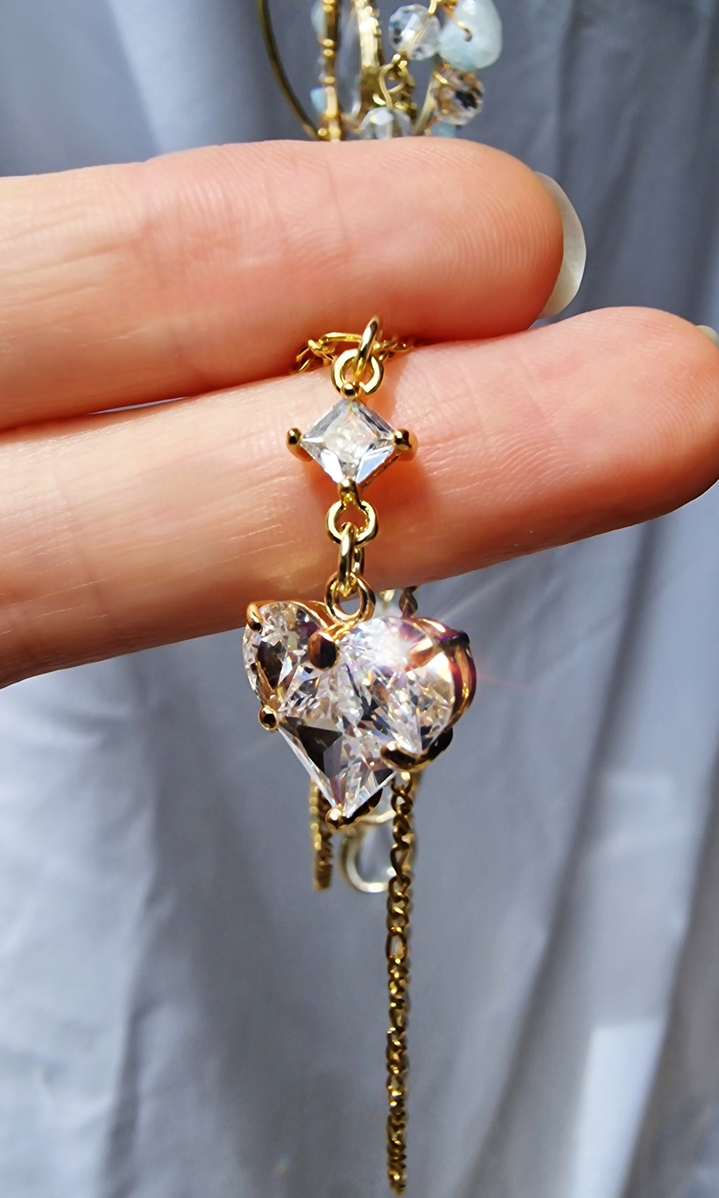 Patreon - DIY Suncatcher Necklace Kit and Tutorial - Heart