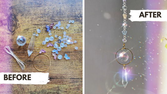 Easy suncatcher tutorial for beginners- sparkle