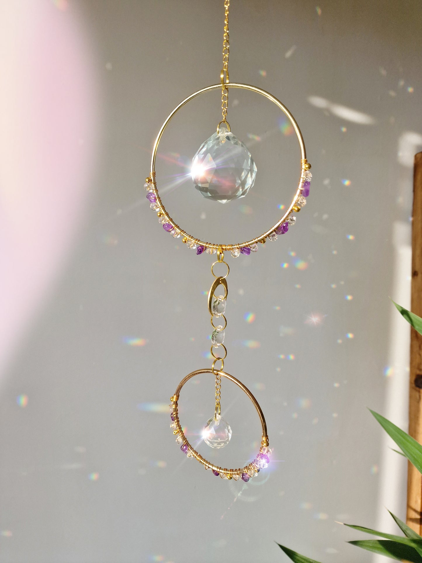 Crystal Chip Suncatcher DIY Kit Crystal Prisms Kit – Tink