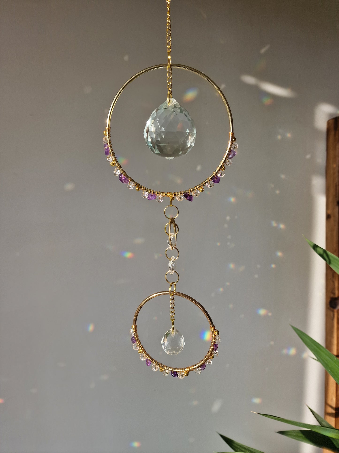 Crystal Chip Suncatcher DIY Kit Crystal Prisms Kit – Tink