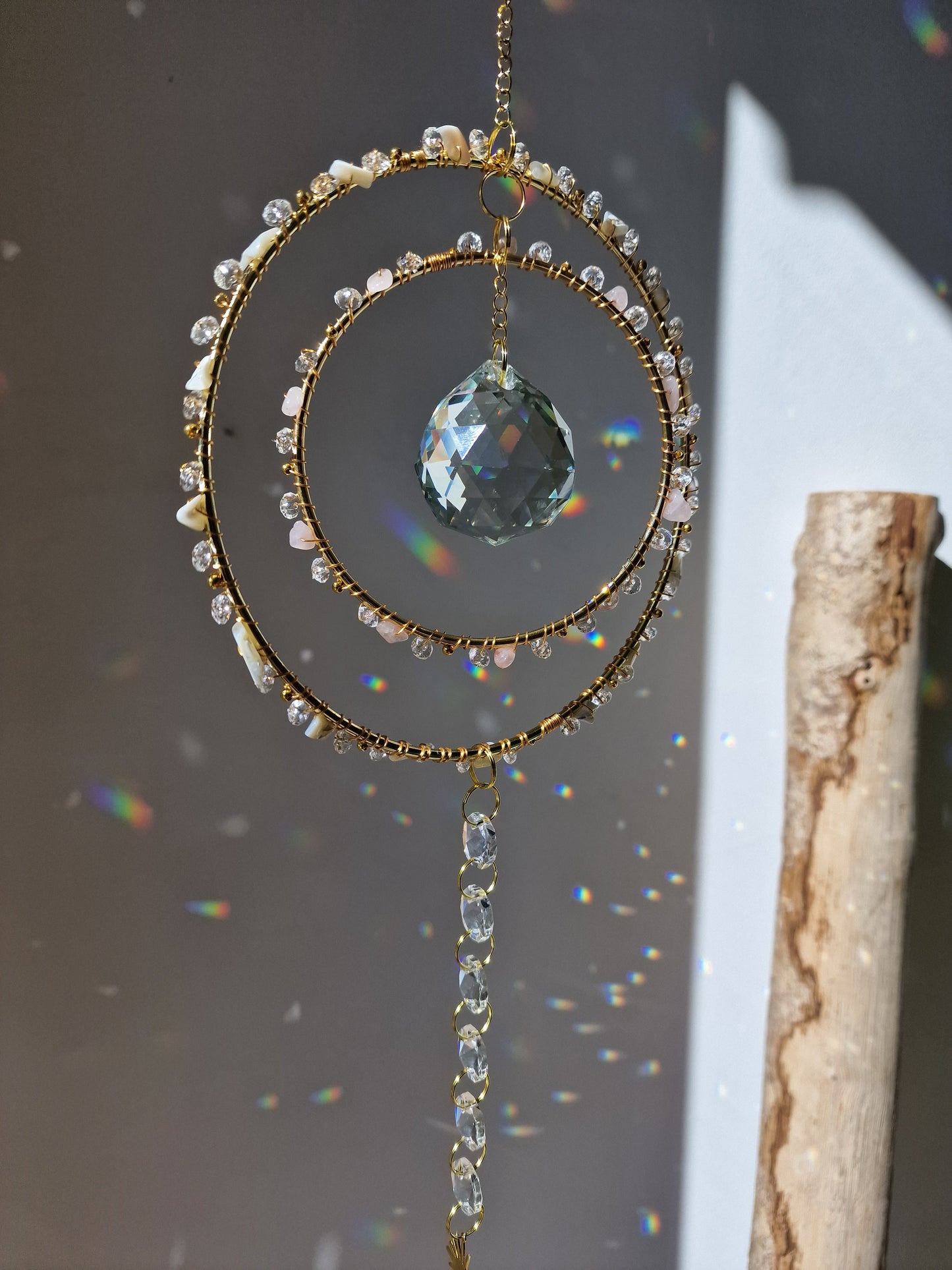 Crystal Suncatcher DIY Kit with Wire Wrapping - Alanis