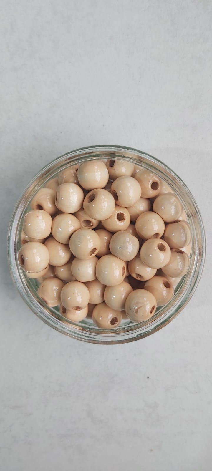 Wooden round Beads for Macrame and craft, Diameter 12mm