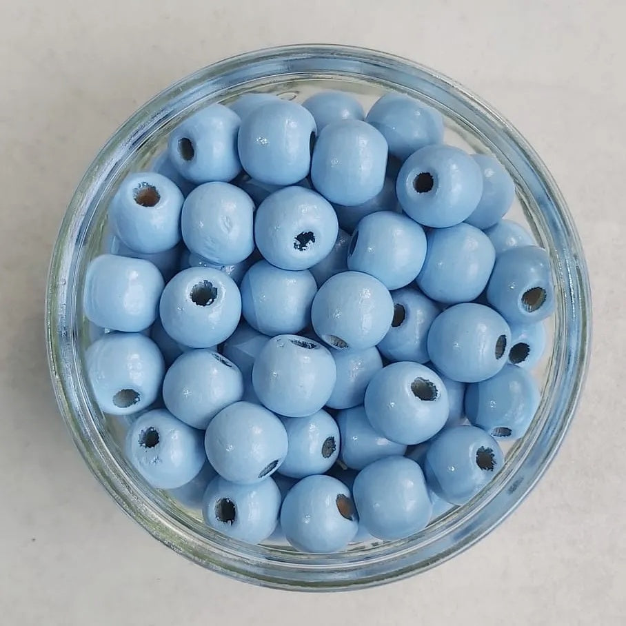 Wooden round Beads for Macrame and craft, Diameter 12mm