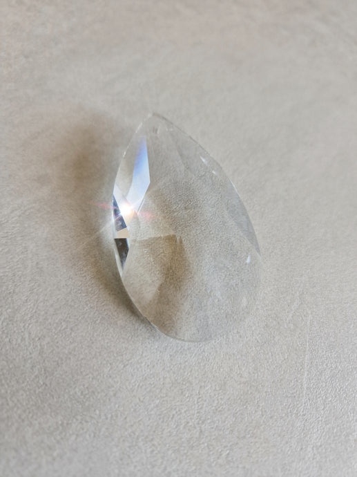 Large Teardrop Glass Suncatcher prism