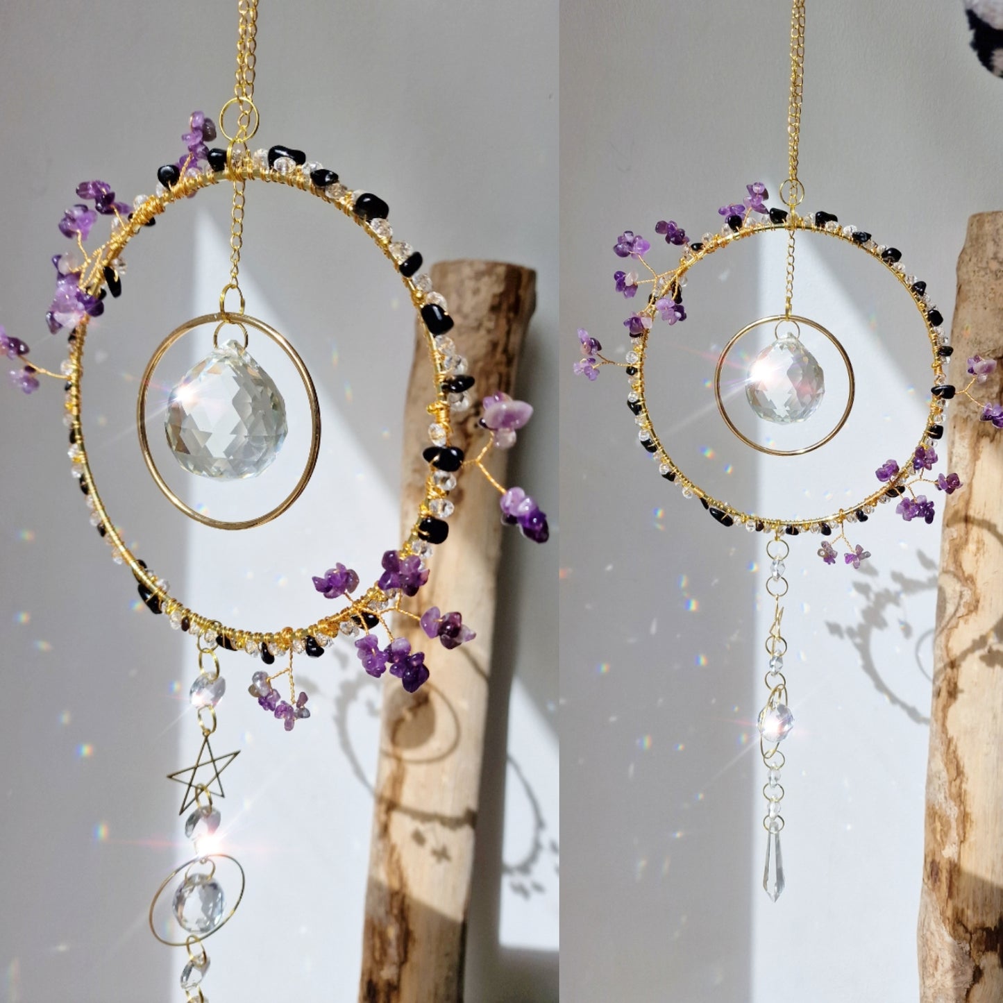 Crystal Flower Suncatcher DIY Kit handmade Floral Craft Kit - Flower