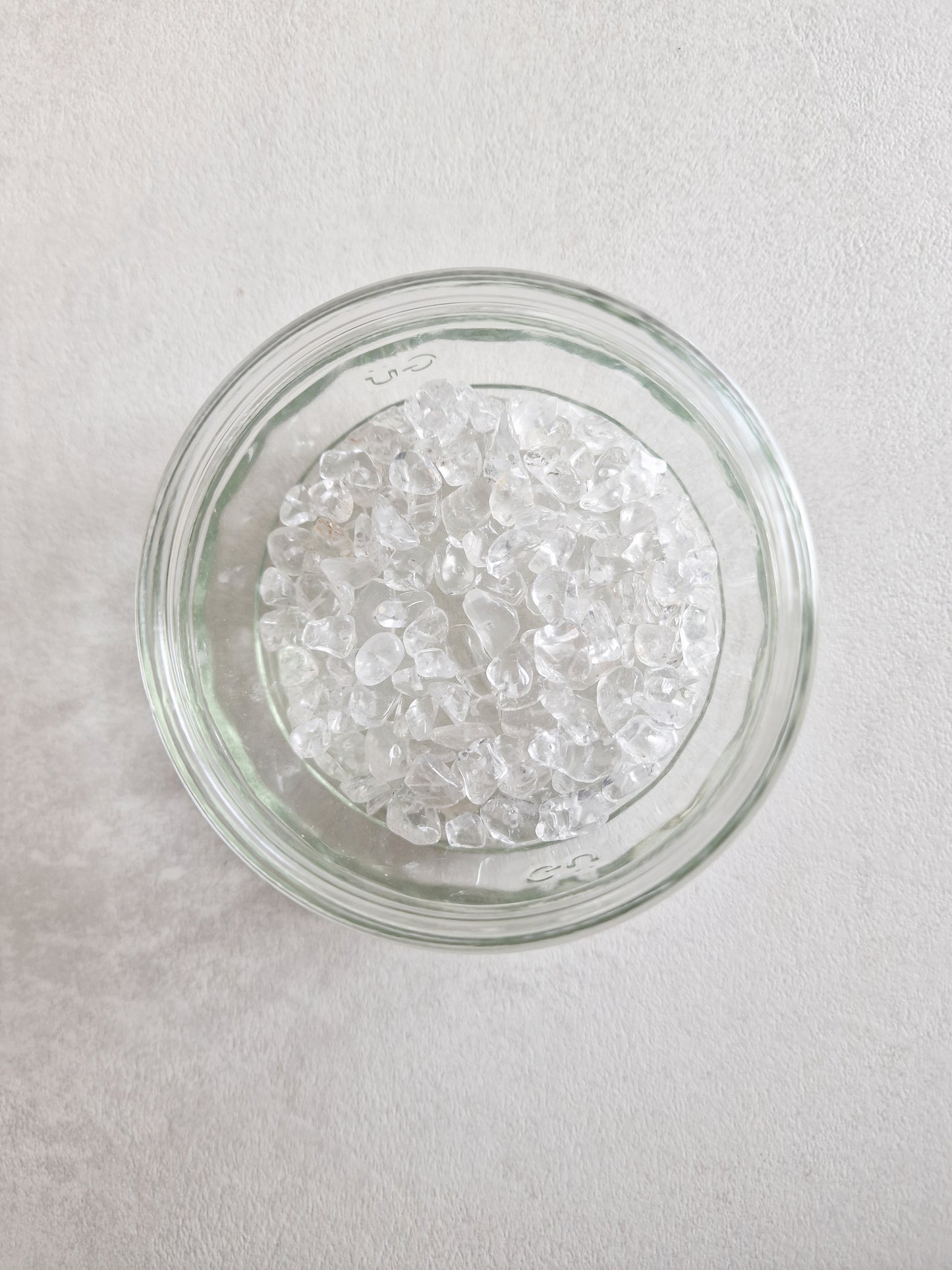 Crystal chip beads with holes