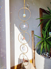 Load image into Gallery viewer, Chakra suncatcher DIY kit 5 hoops