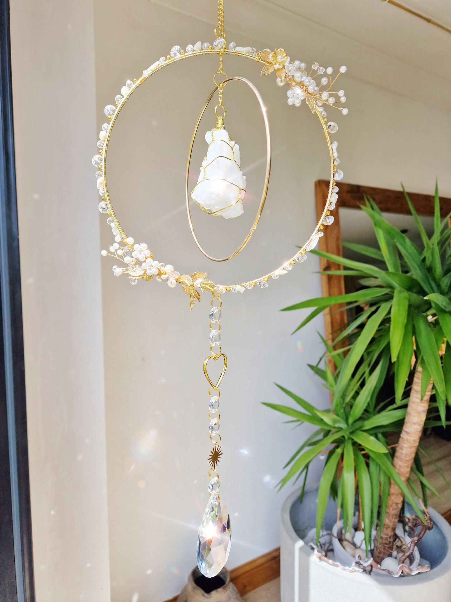 Crystal floral suncatcher - Triss