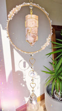 Load image into Gallery viewer, Crystal suncatcher pink amethyst - Francesca