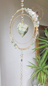 Crystal blood stone suncatcher - Ciri