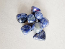 Load image into Gallery viewer, Sodalite tumble stone