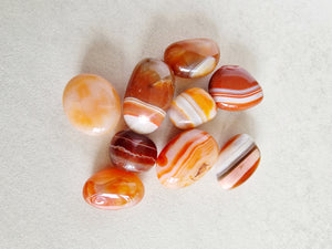 Sardonyx tumble stone