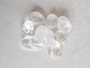 Rock crystal tumble stone