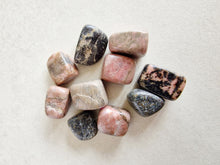 Load image into Gallery viewer, Rhodonite tumble stone