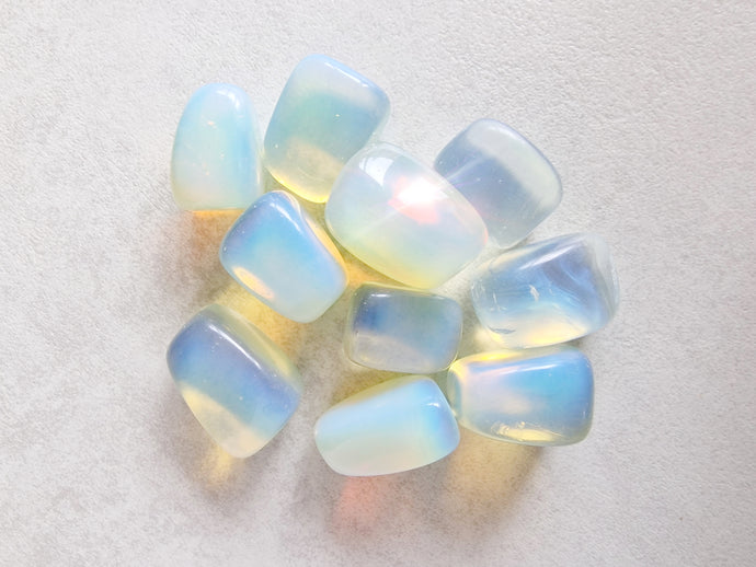 Opalite tumble stone
