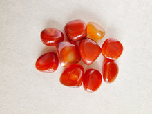 Load image into Gallery viewer, Carnelian tumble stone