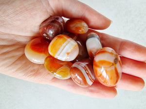 Sardonyx tumble stone