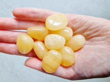 Load image into Gallery viewer, Orange Calcite tumble stone