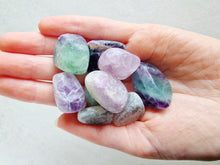 Load image into Gallery viewer, Fluorite tumble stone